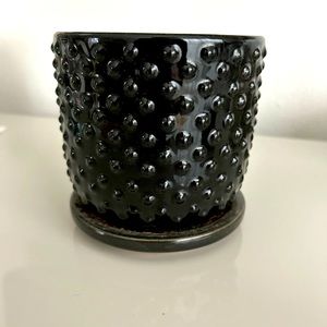 Small black planter